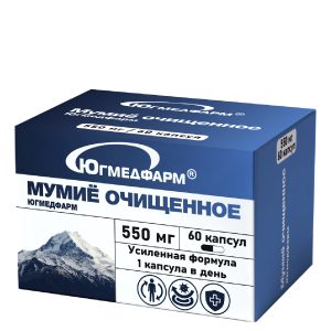 Мумие очищенное, капсулы 550мг, №60-02