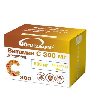 Витамин С 300 мг, 60 капсул