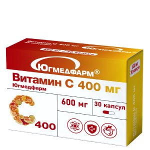 Витамин С 400 мг, 30 капсул