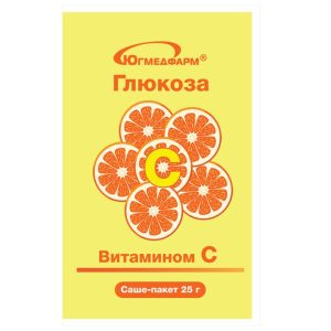 Глюкоза с Витамином С порошок 25 г, 1 саше-пакет