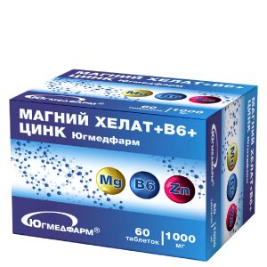 Магний Хелат+B6+Цинк